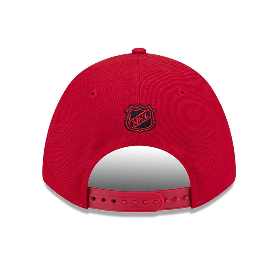 This is a New Jersey Devils NHL Team Red 9FORTY M-Crown Adjustable Cap 7