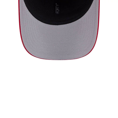 This is a New Jersey Devils NHL Team Red 9FORTY M-Crown Adjustable Cap 2