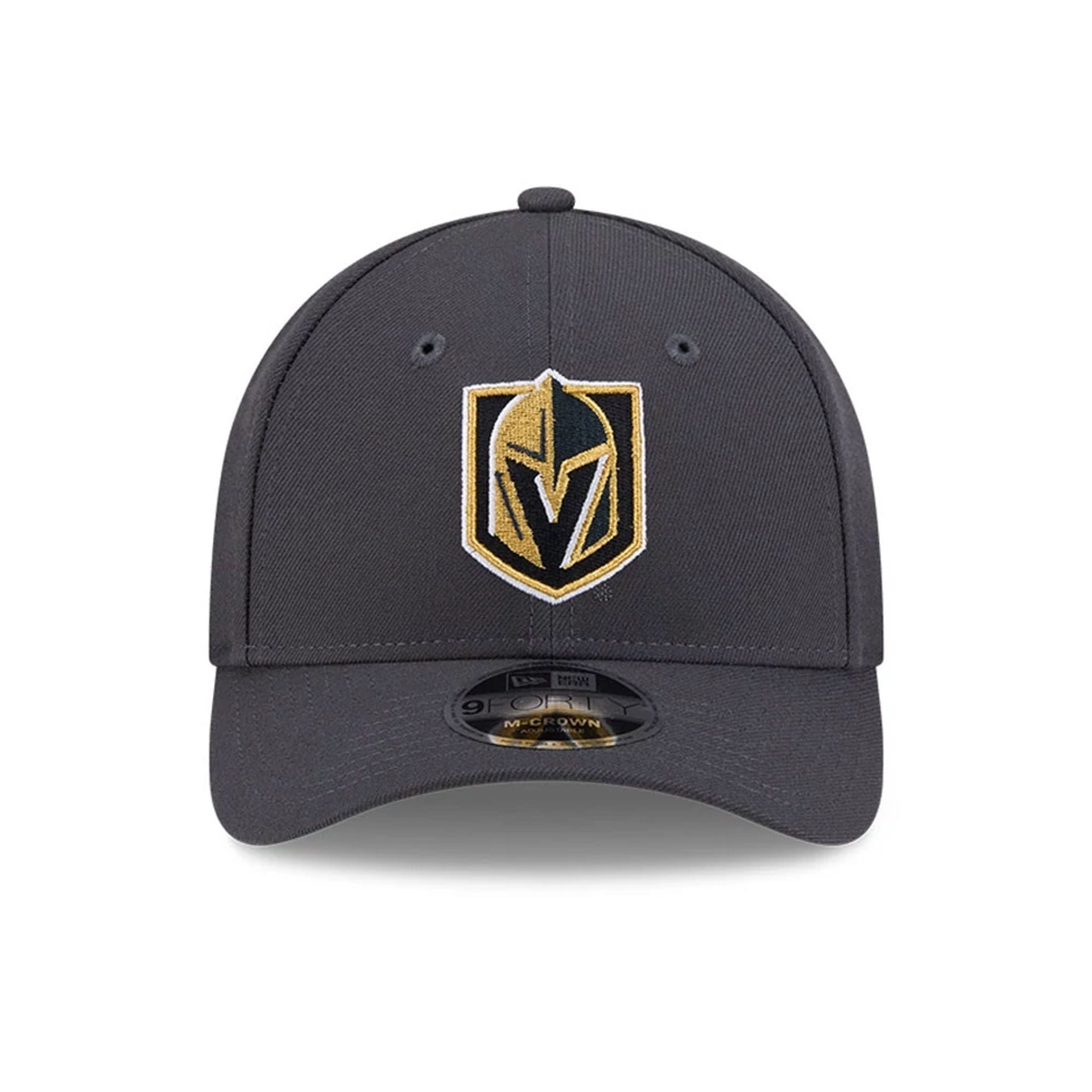This is a Vegas Golden Knights NHL Team Dark Grey 9FORTY M-Crown Adjustable Cap 3