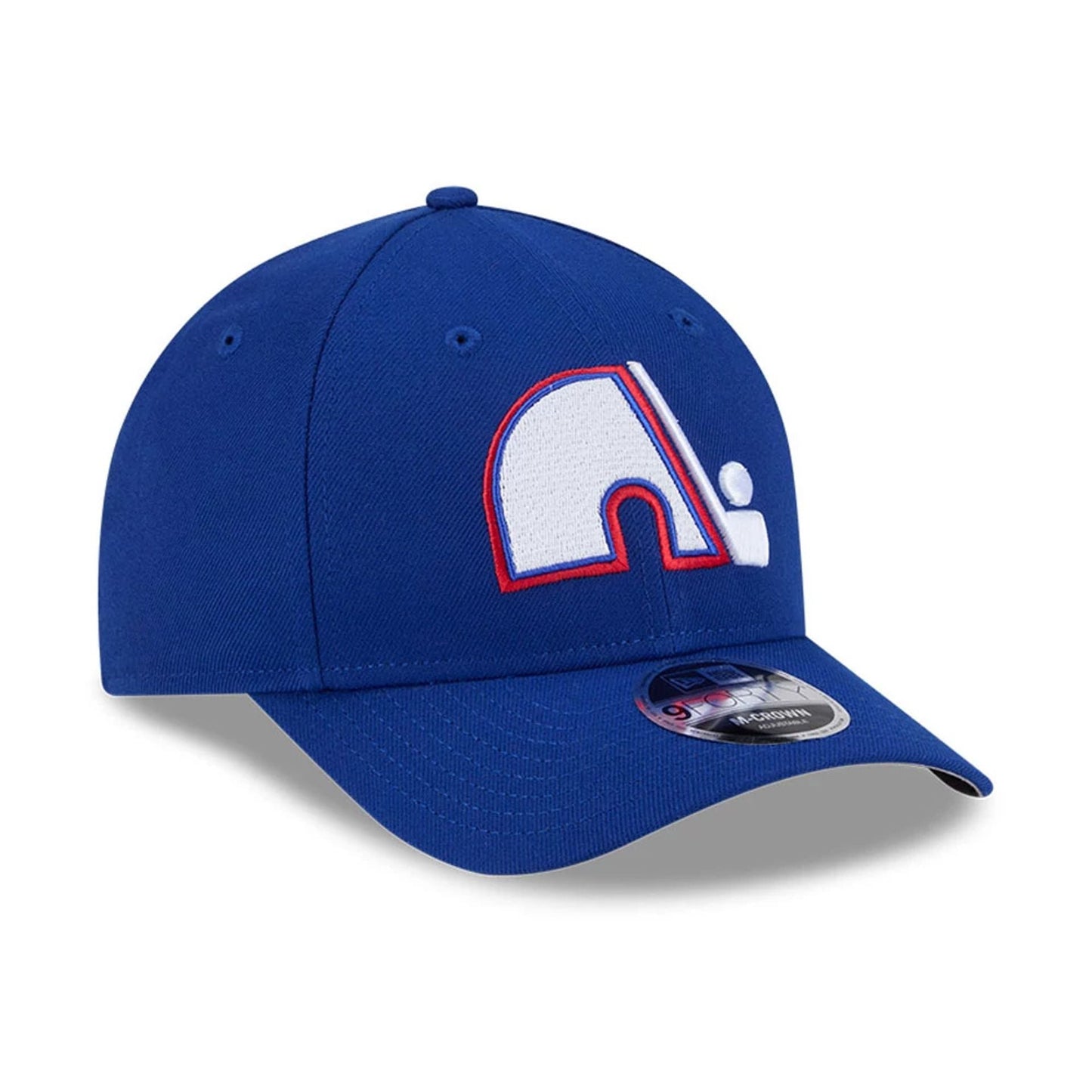 This is a Quebec Nordiques NHL Team Blue 9FORTY M-Crown Adjustable Cap 4