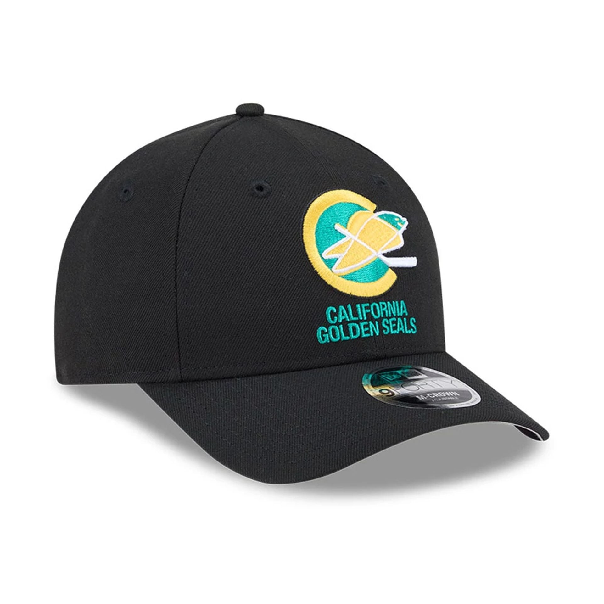 This is a California Golden Seals NHL Team Black 9FORTY M-Crown Adjustable Cap 3