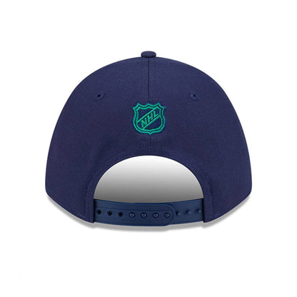 This is a Hartford Whalers NHL Team Navy 9FORTY M-Crown Adjustable Cap 7