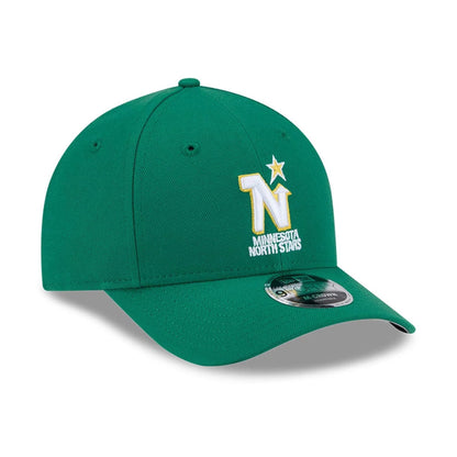 This is a Minnesota North Stars NHL Team Green 9FORTY M-Crown Adjustable Cap 4