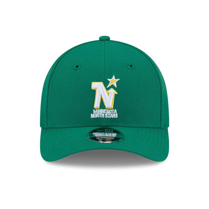 This is a Minnesota North Stars NHL Team Green 9FORTY M-Crown Adjustable Cap 3