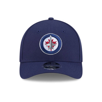 This is a Winnipeg Jets NHL Team Navy 9FORTY M-Crown Adjustable Cap 3