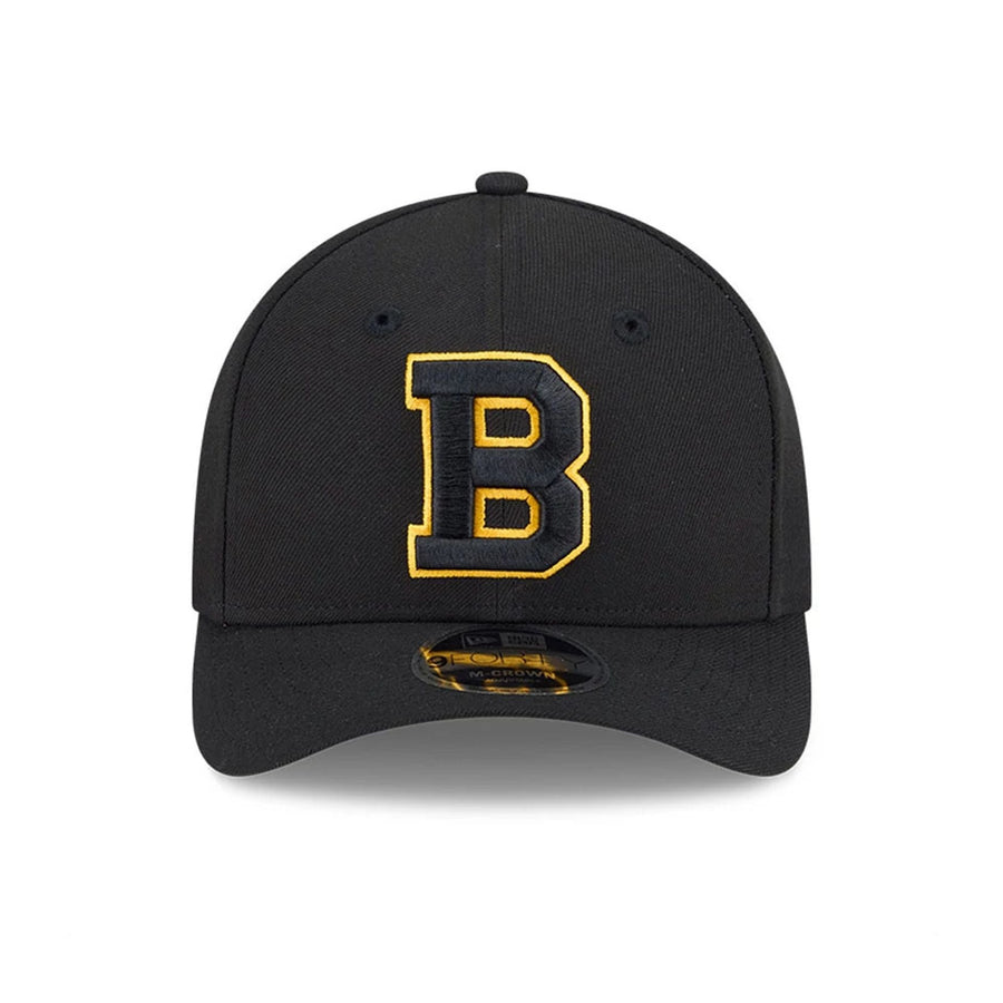 This is a Boston Bruins NHL Team Black 9FORTY M-Crown Adjustable Cap 4