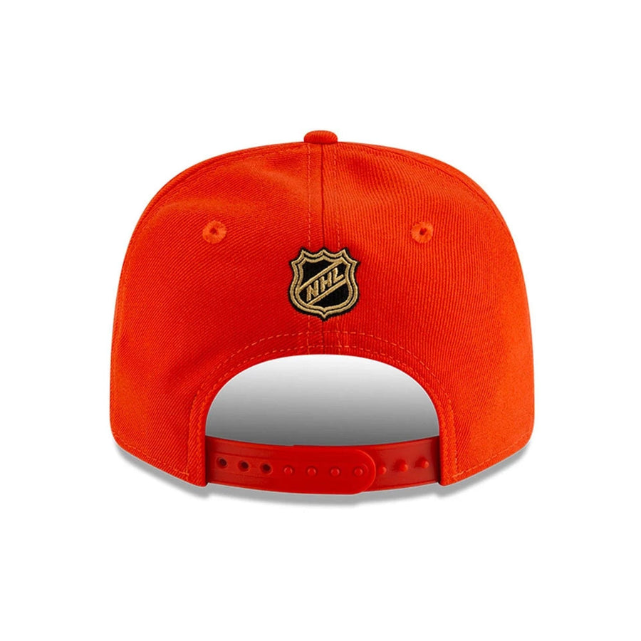 This is a Anaheim Ducks NHL Team Orange 9SEVENTY Stretch Snap Adjustable Cap 7