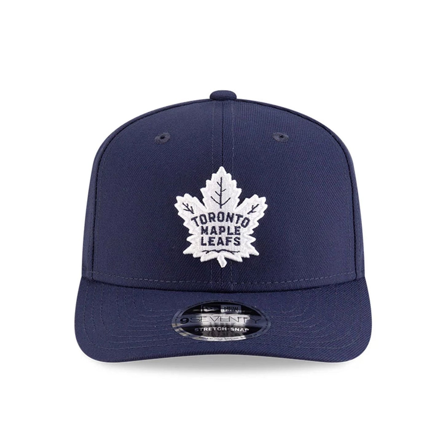 This is a Toronto Maple Leafs NHL Team Navy 9SEVENTY Stretch Snap Adjustable Cap 3