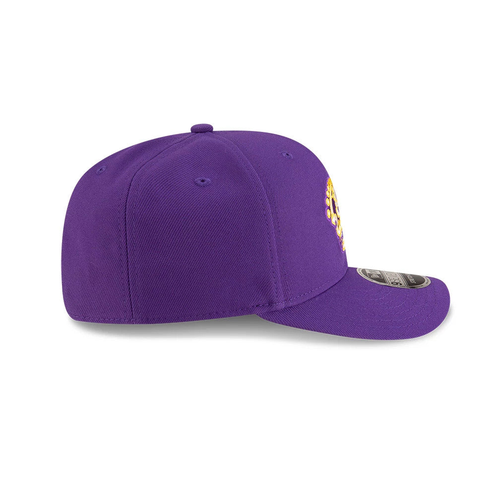 This is a LA Kings NHL Team Purple 9SEVENTY Stretch Snap Adjustable Cap 6