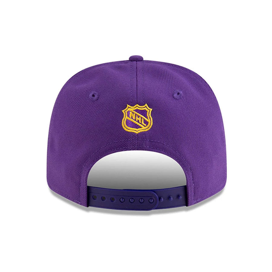 This is a LA Kings NHL Team Purple 9SEVENTY Stretch Snap Adjustable Cap 7