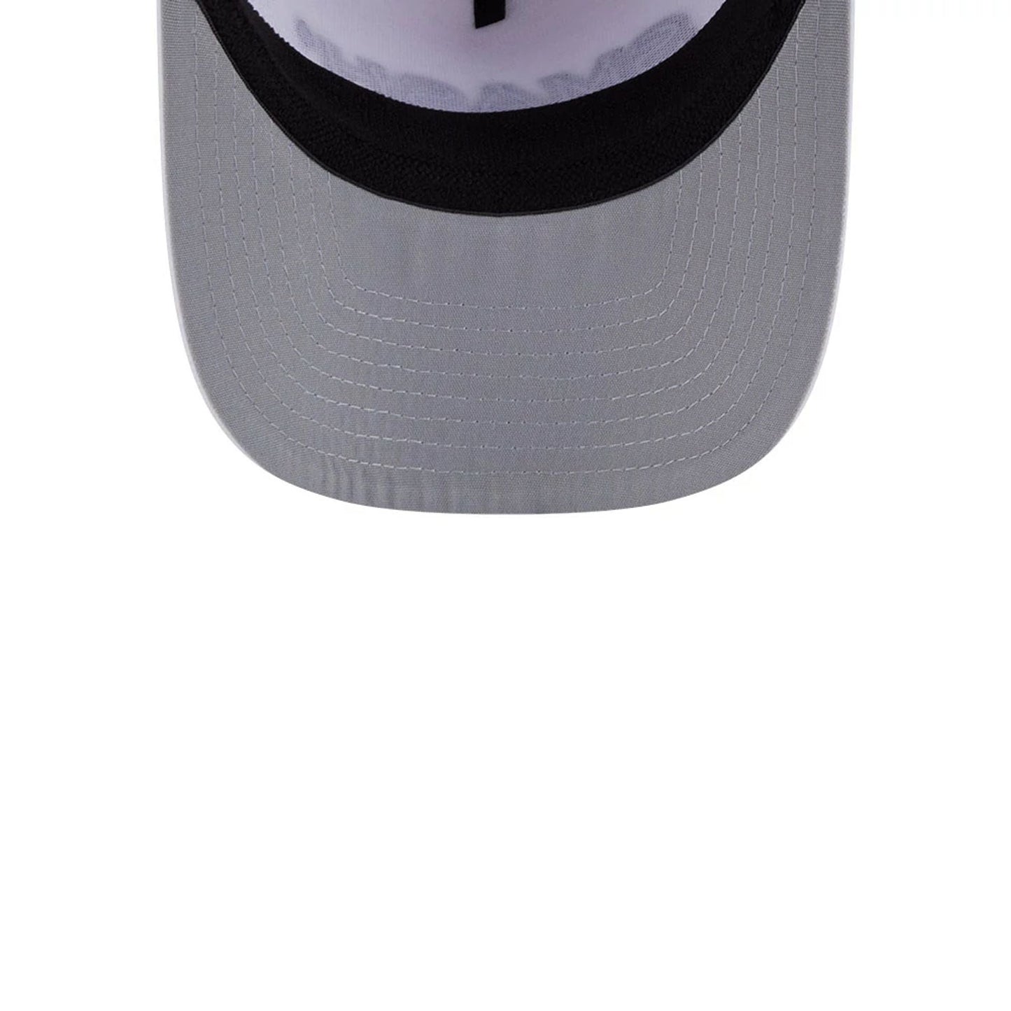 This is a Smash LIV Golf 2025 White 9FORTY M-Crown A-Frame Adjustable Cap 2