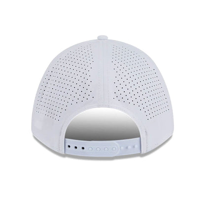 This is a Smash LIV Golf 2025 White 9FORTY M-Crown A-Frame Adjustable Cap 7