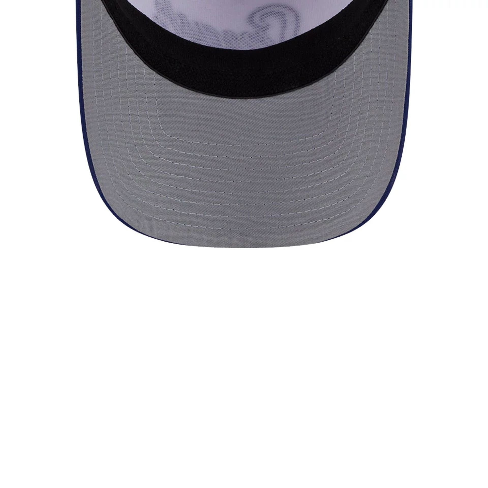 This is a Majesticks LIV Golf 2025 White 9FORTY M-Crown Adjustable Cap 2