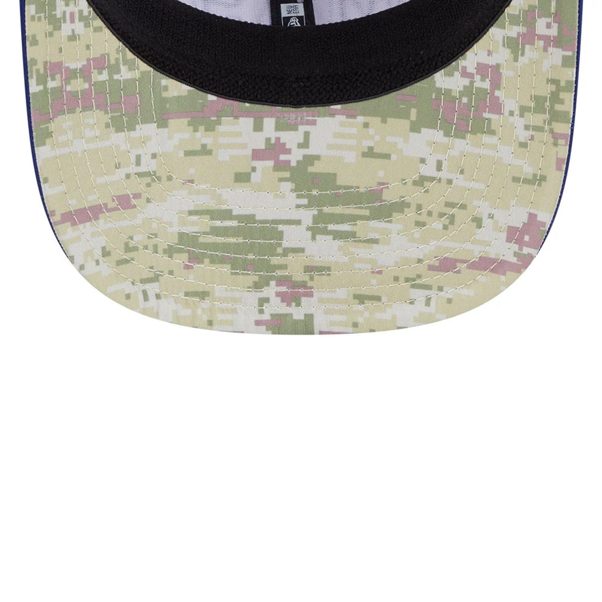 This is a Smash LIV Golf 2025 Digital Camo 9SEVENTY Stretch Snap Adjustable Cap 7