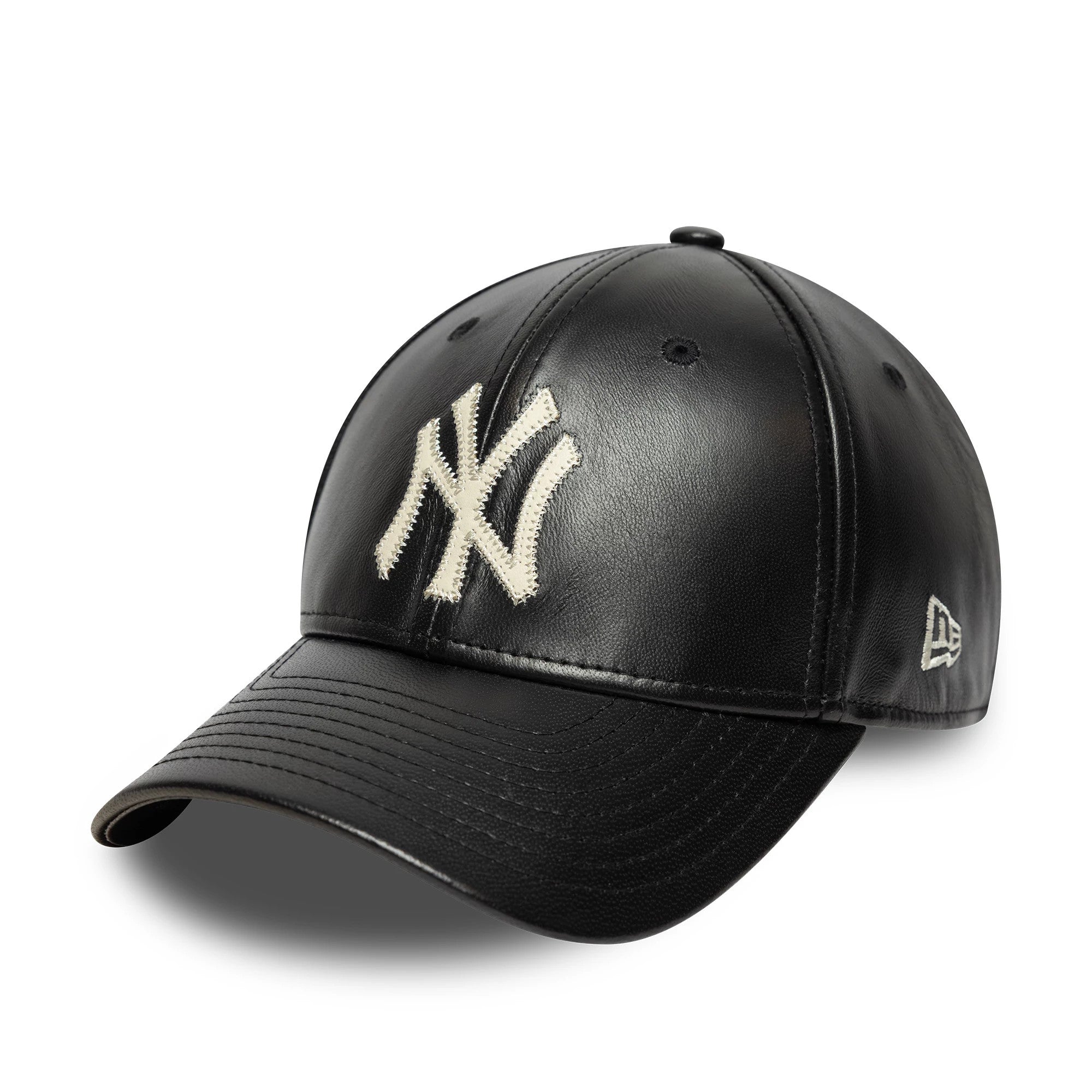 MLB Leather New York Yankees Black 9FORTY M-Crown Cap | NEC EU