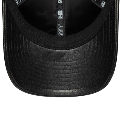 This is a New York Yankees MLB Leather Black 9FORTY M-Crown Adjustable Cap 5