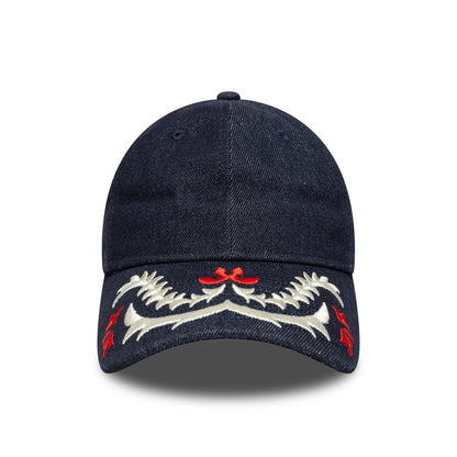 This is a  New Era Rope Navy 9TWENTY Adjustable Cap 2