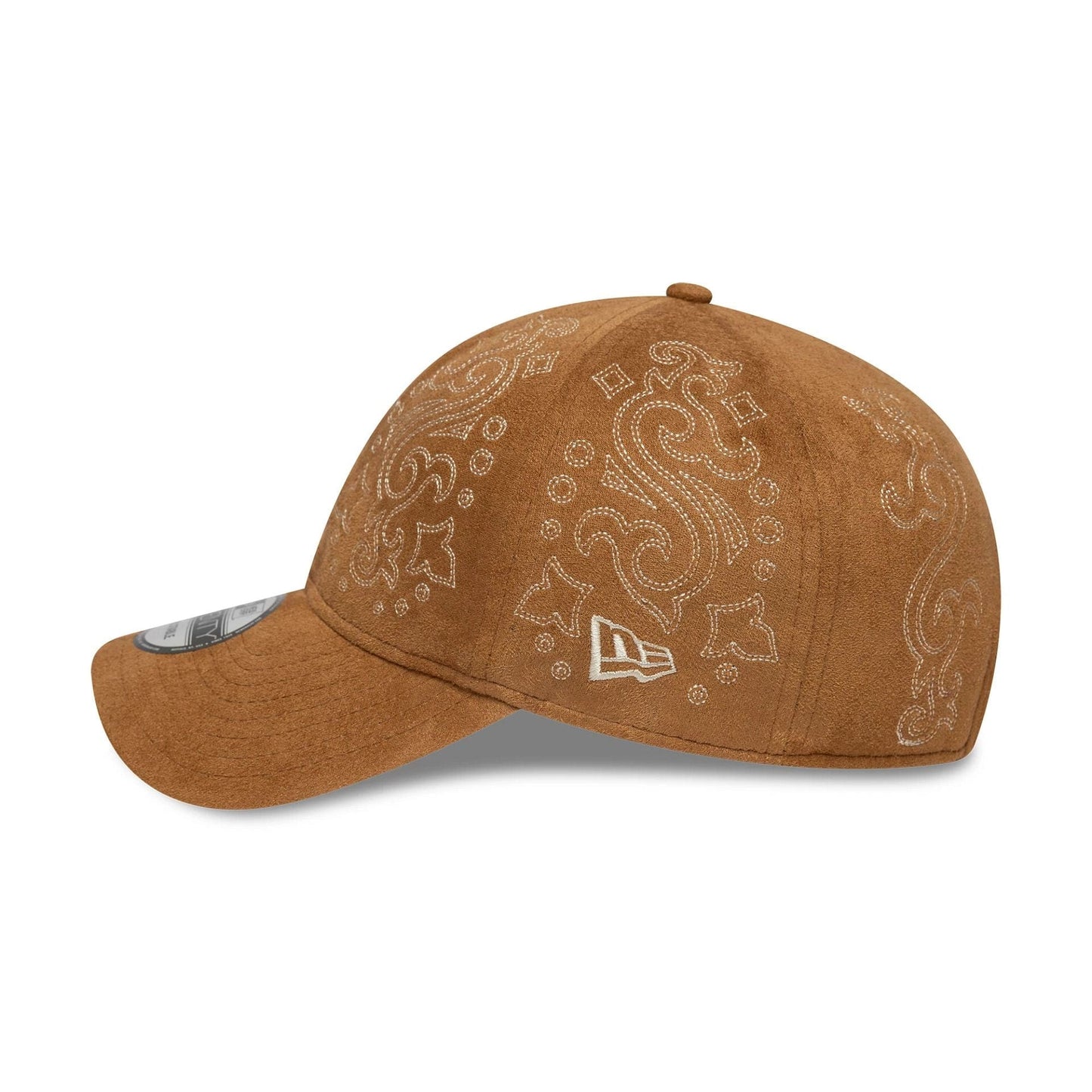 This is a New Era Suede Brown 9TWENTY Adjustable Cap 4