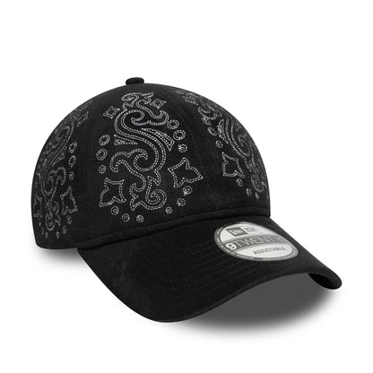This is a  New Era Suede Black 9TWENTY Adjustable Cap 3