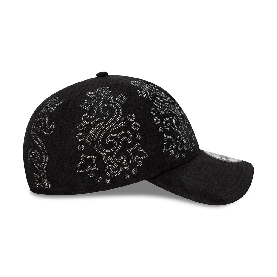 This is a  New Era Suede Black 9TWENTY Adjustable Cap 5