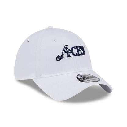 This is a 4Aces LIV Golf 2025 White 9TWENTY Adjustable Cap 3