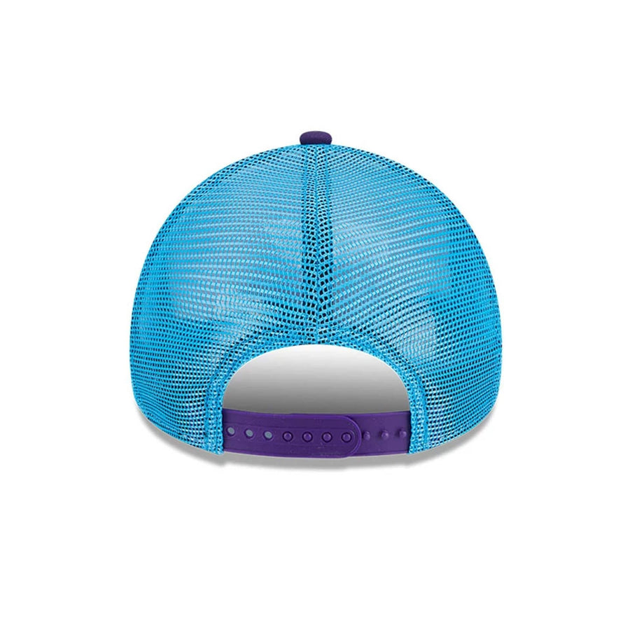 This is a Majesticks LIV Golf 2025 White 9FORTY A-Frame Adjustable Cap 6