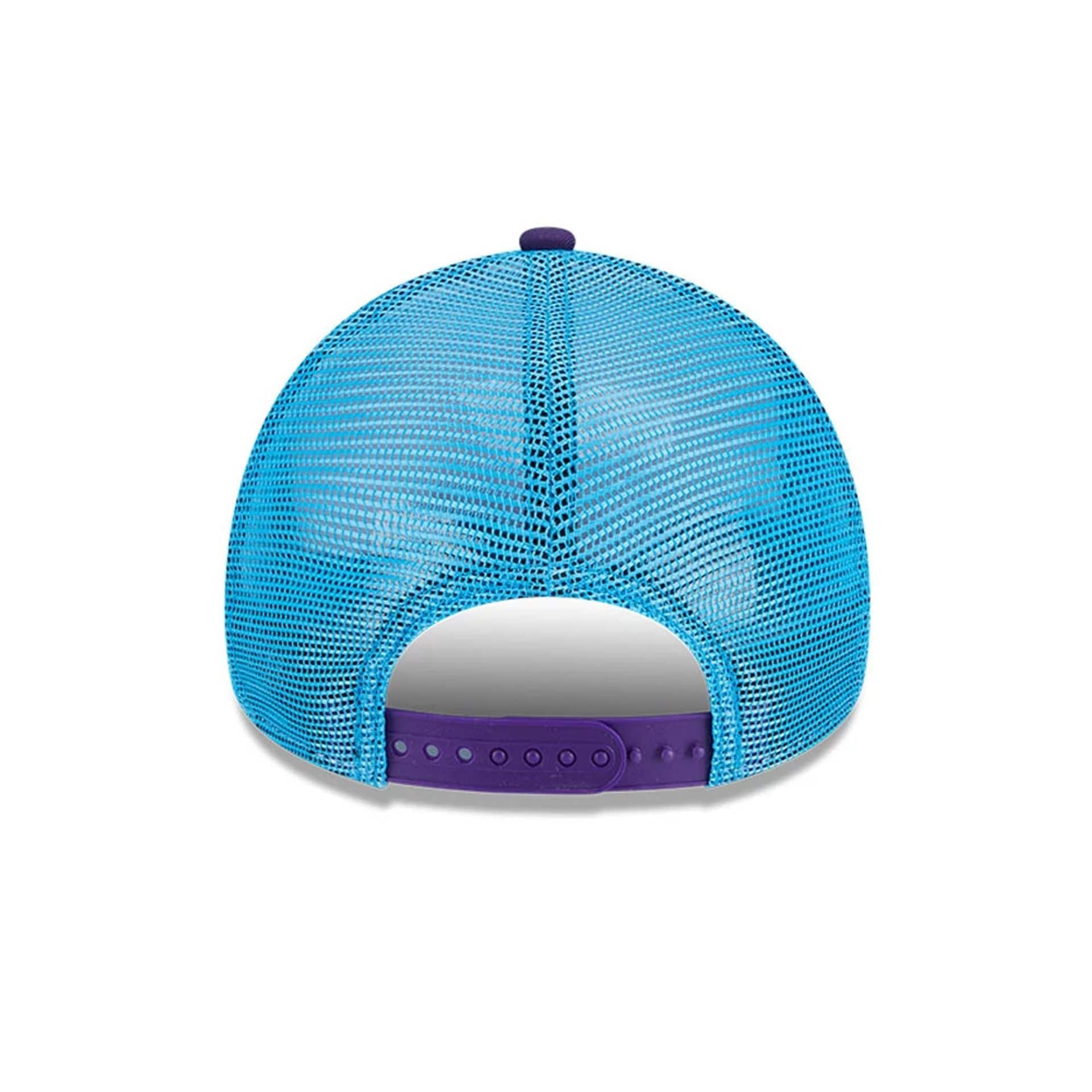 This is a Majesticks LIV Golf 2025 White 9FORTY A-Frame Adjustable Cap 6