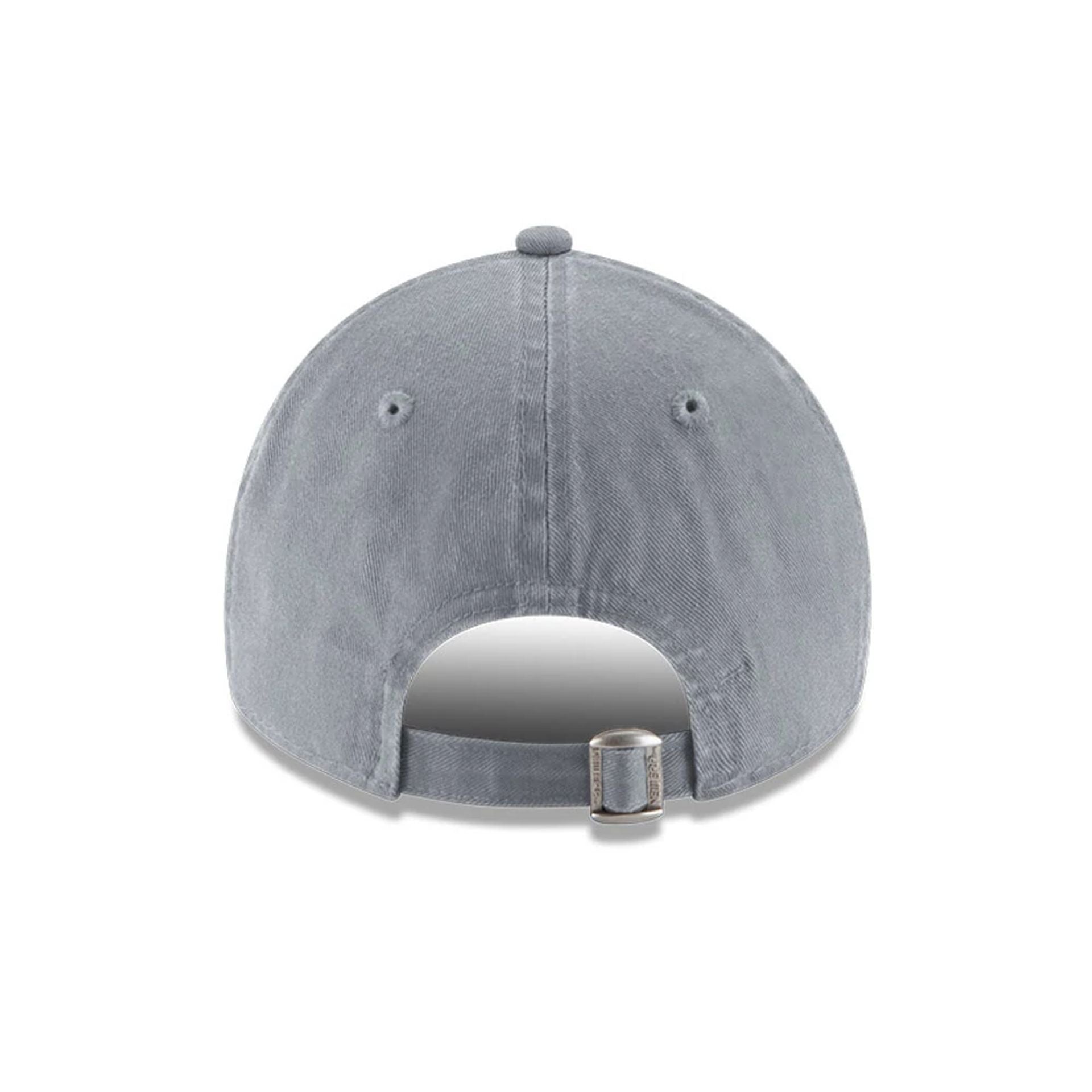 This is a Majesticks LIV Golf 2025 Grey 9TWENTY Adjustable Cap 4