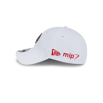 This is a Fireballs LIV Golf 2025 White 9TWENTY Adjustable Cap 4