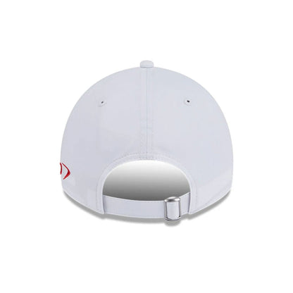 This is a Fireballs LIV Golf 2025 White 9TWENTY Adjustable Cap 6