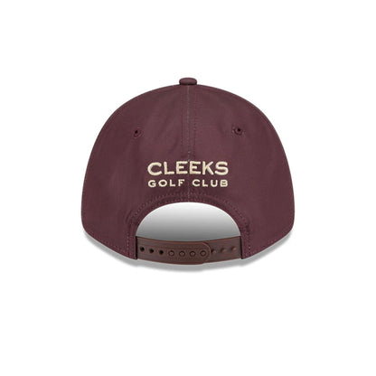 This is a Cleeks LIV Golf 2025 Dark Purple 9FORTY Adjustable Cap 4
