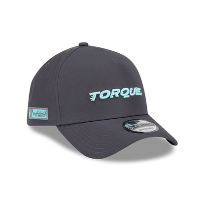 This is a Torque LIV Golf 2025 Dark Grey 9FORTY A-Frame Adjustable Cap 3