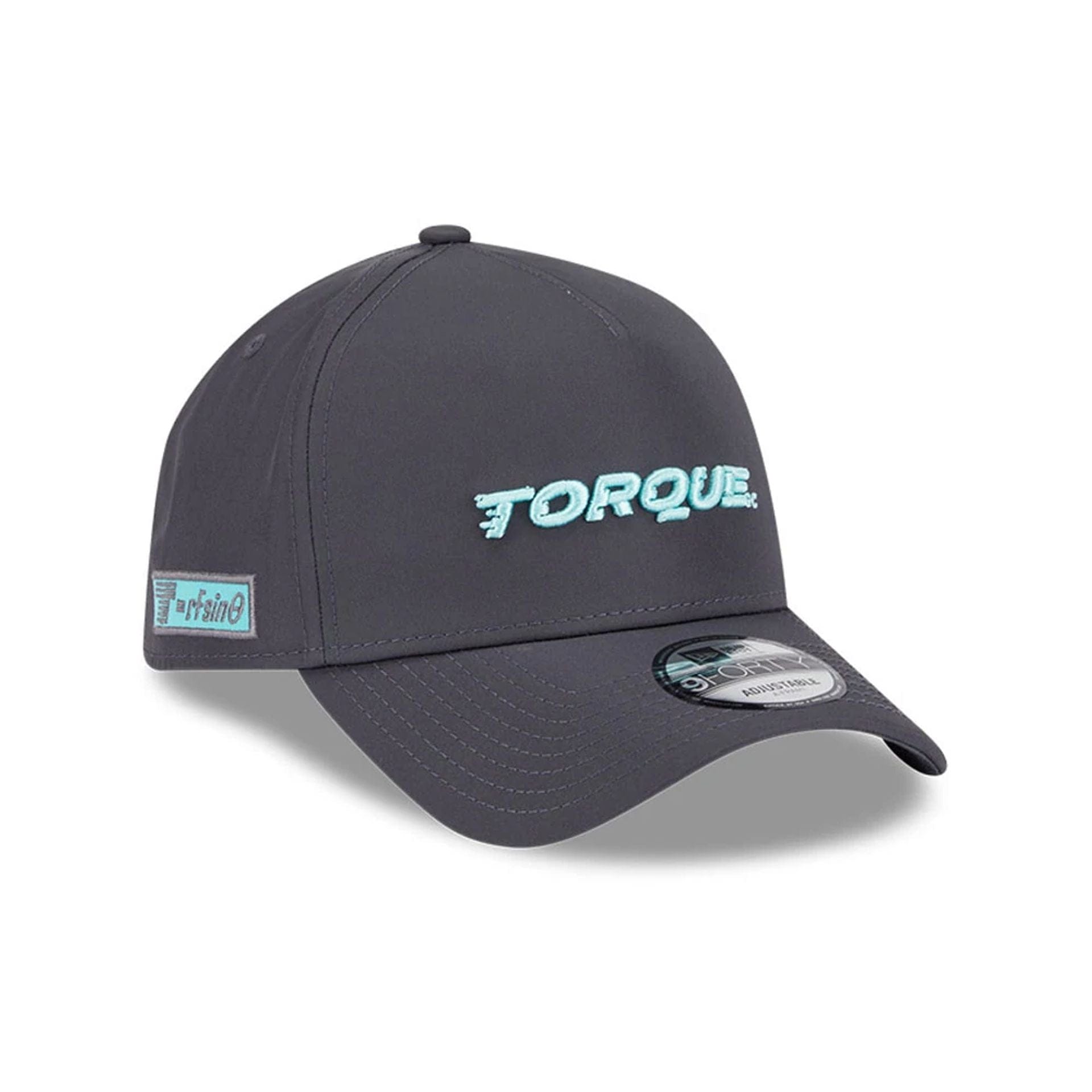 This is a Torque LIV Golf 2025 Dark Grey 9FORTY A-Frame Adjustable Cap 3