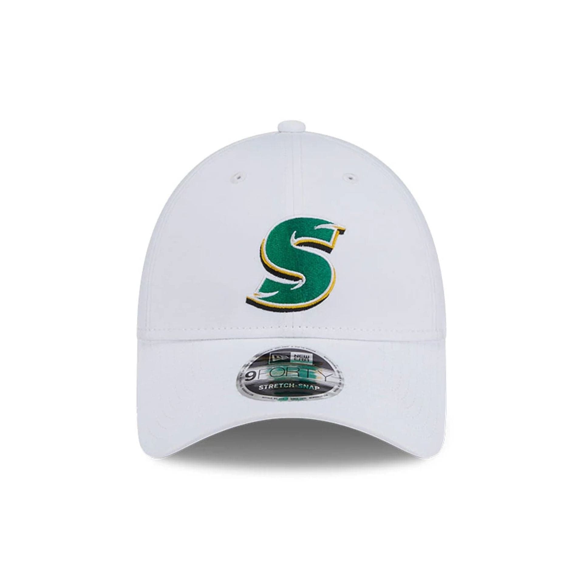 This is a Stinger LIV Golf 2025 White 9FORTY Adjustable Cap 2
