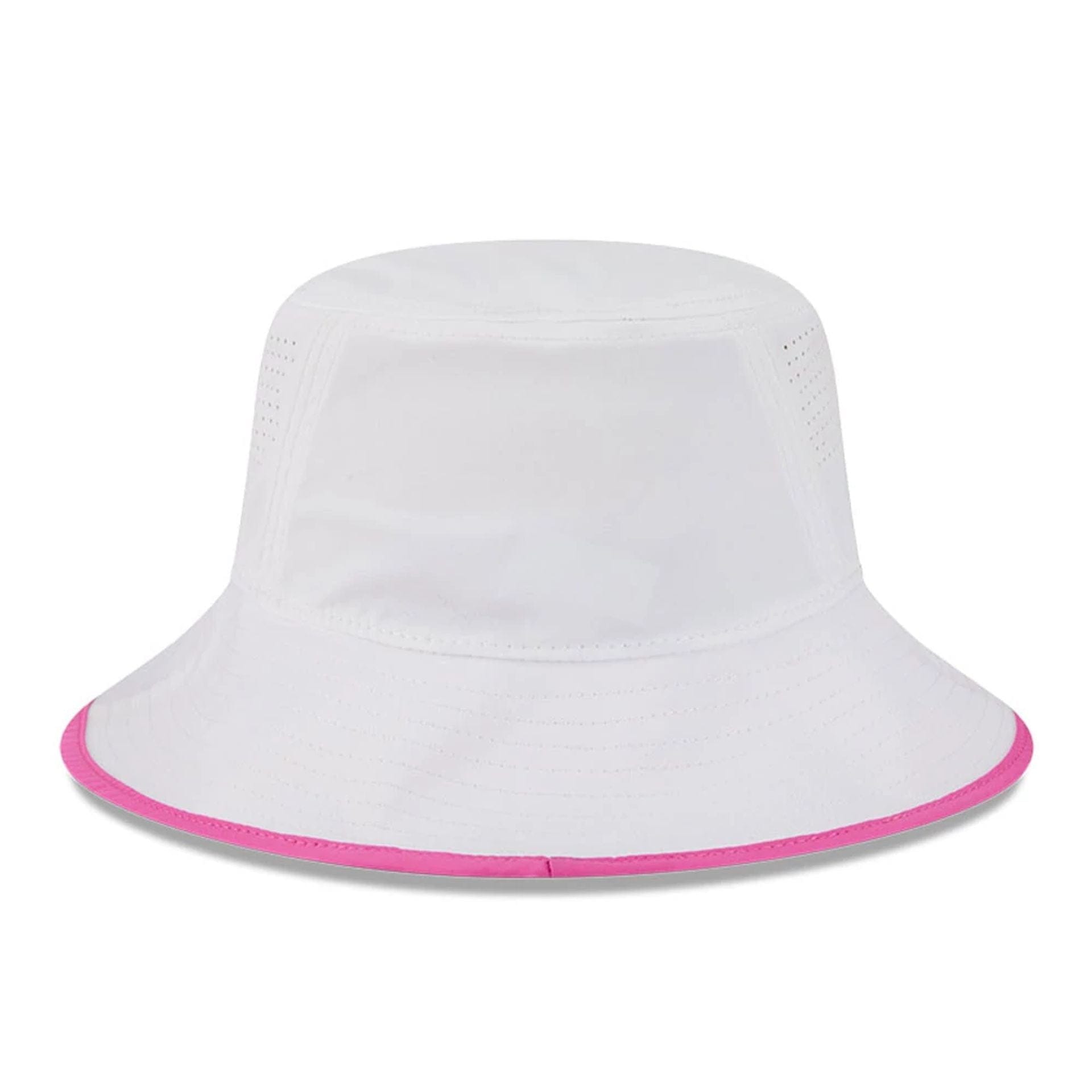 This is a Rangegoats LIV Golf 2025 White Explorer Bucket Hat 5