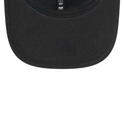 This is a Rangegoats LIV Golf 2025 Black 9SEVENTY Stretch Snap Adjustable Cap 7