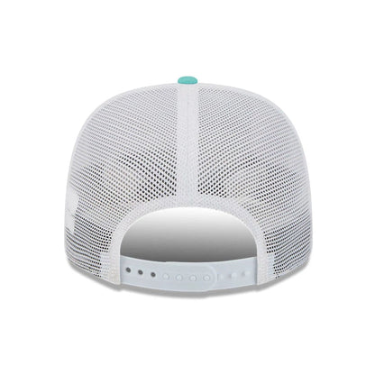 This is a Torque LIV Golf 2025 White 9SEVENTY Stretch Snap Adjustable Cap 7