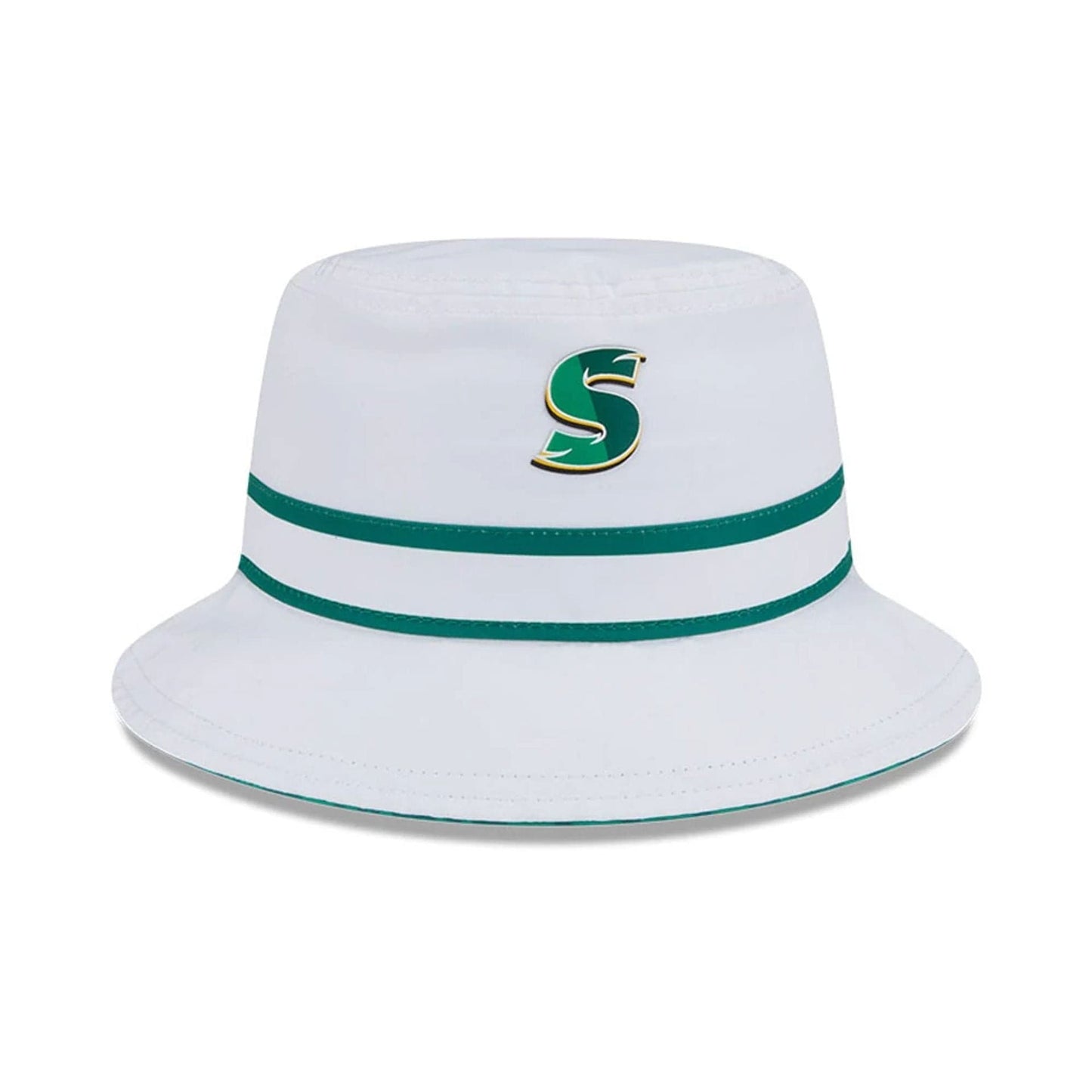 This is a Stinger LIV Golf 2025 White Bucket Hat 2