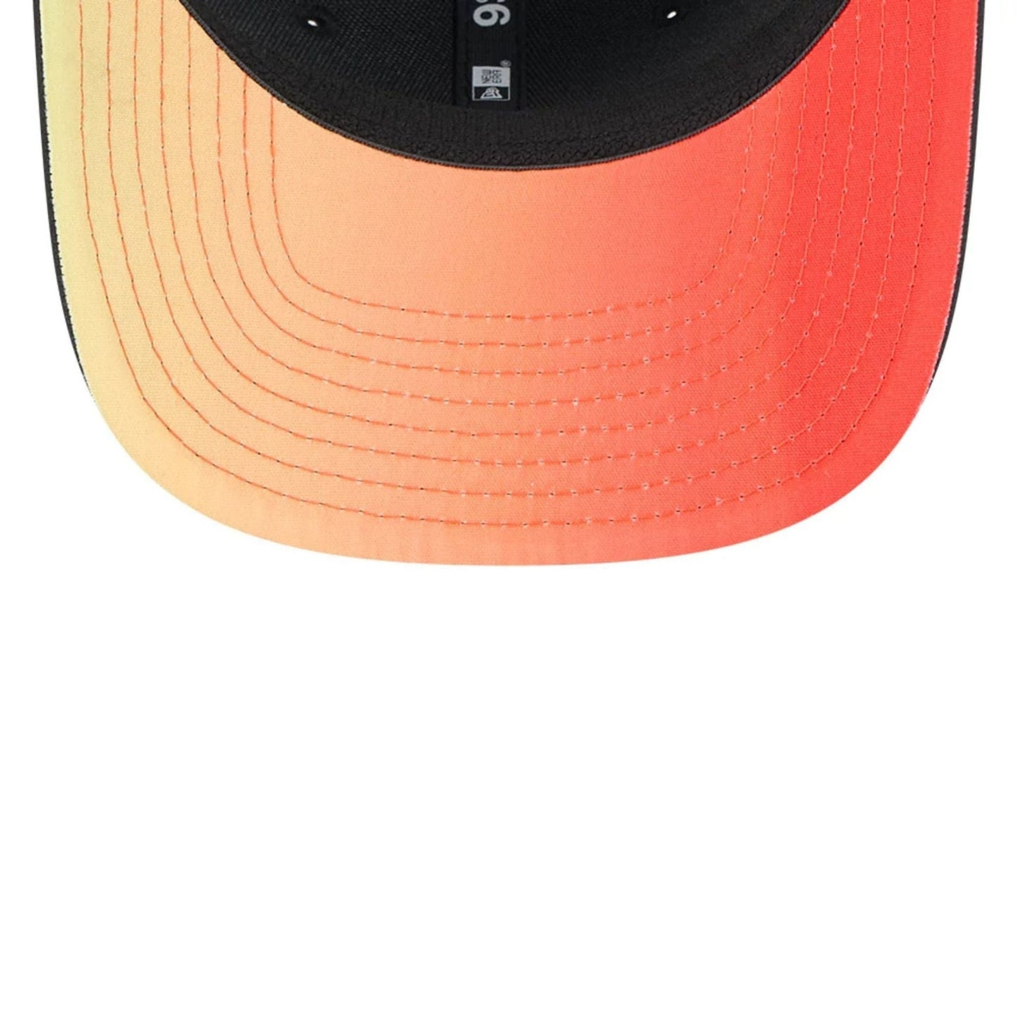 This is a Fireballs LIV Golf 2025 Black 9SEVENTY Stretch Snap Adjustable Cap 2