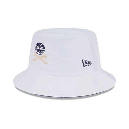 This is a Crushers LIV Golf 2025 White Bucket Hat 1