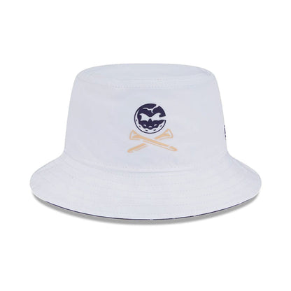 This is a Crushers LIV Golf 2025 White Bucket Hat 2