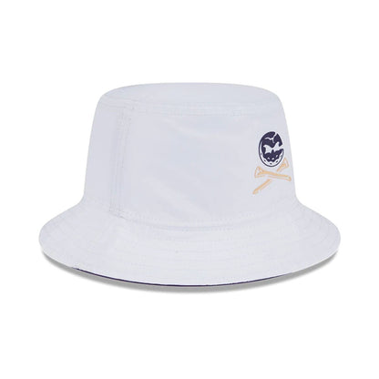 This is a Crushers LIV Golf 2025 White Bucket Hat 3