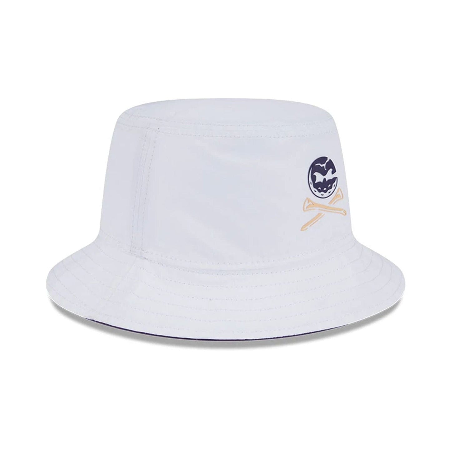 This is a Crushers LIV Golf 2025 White Bucket Hat 3