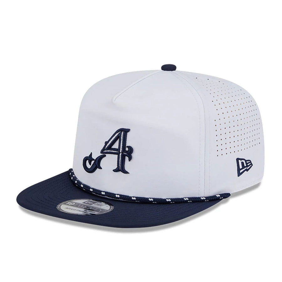 This is a 4Aces LIV Golf 2025 White 19TWENTY Adjustable Cap 1