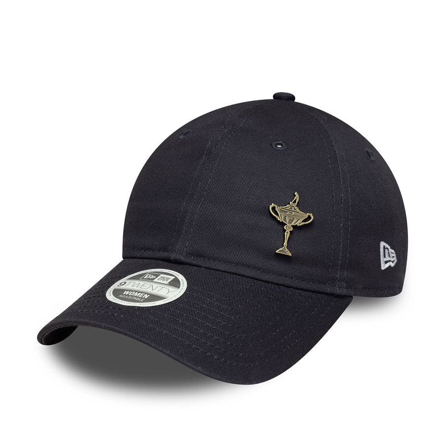 This is a Ryder Cup Europe 2025 Womens Replica Trophy Navy 9TWENTY Adjustable Cap 1