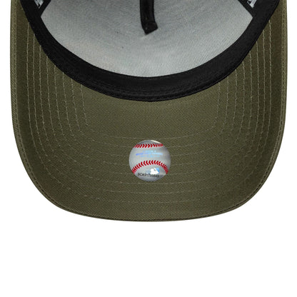 This is a LA Dodgers MLB Flower Icon Green 9FORTY E-Frame Adjustable Cap 7