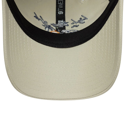 This is a New Era Beach Icon Light Beige 9TWENTY Adjustable Cap 7