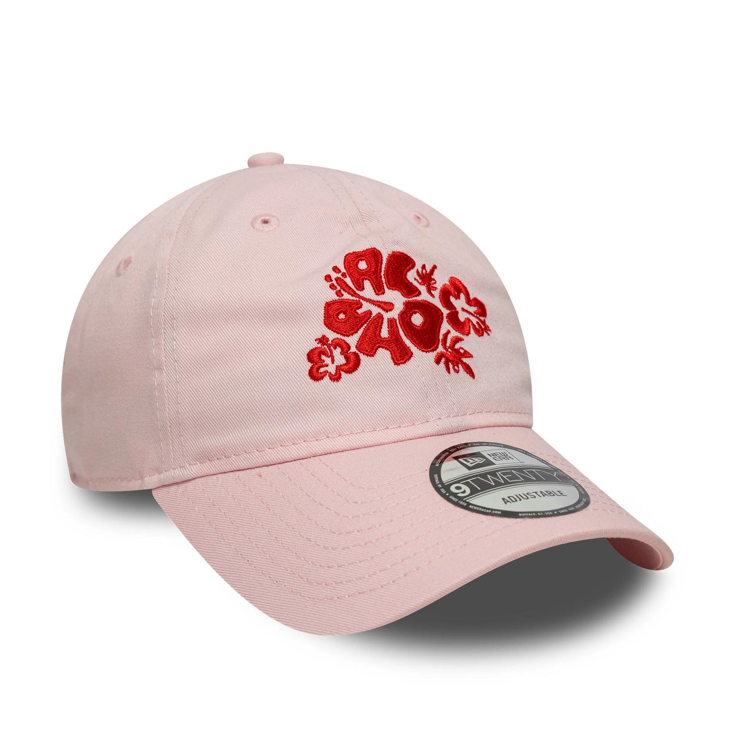 This is a New Era Beach Icon Pastel Pink 9TWENTY Adjustable Cap 3