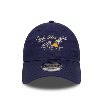 This is a New Era Beach Icon Navy 9TWENTY Adjustable Cap 2