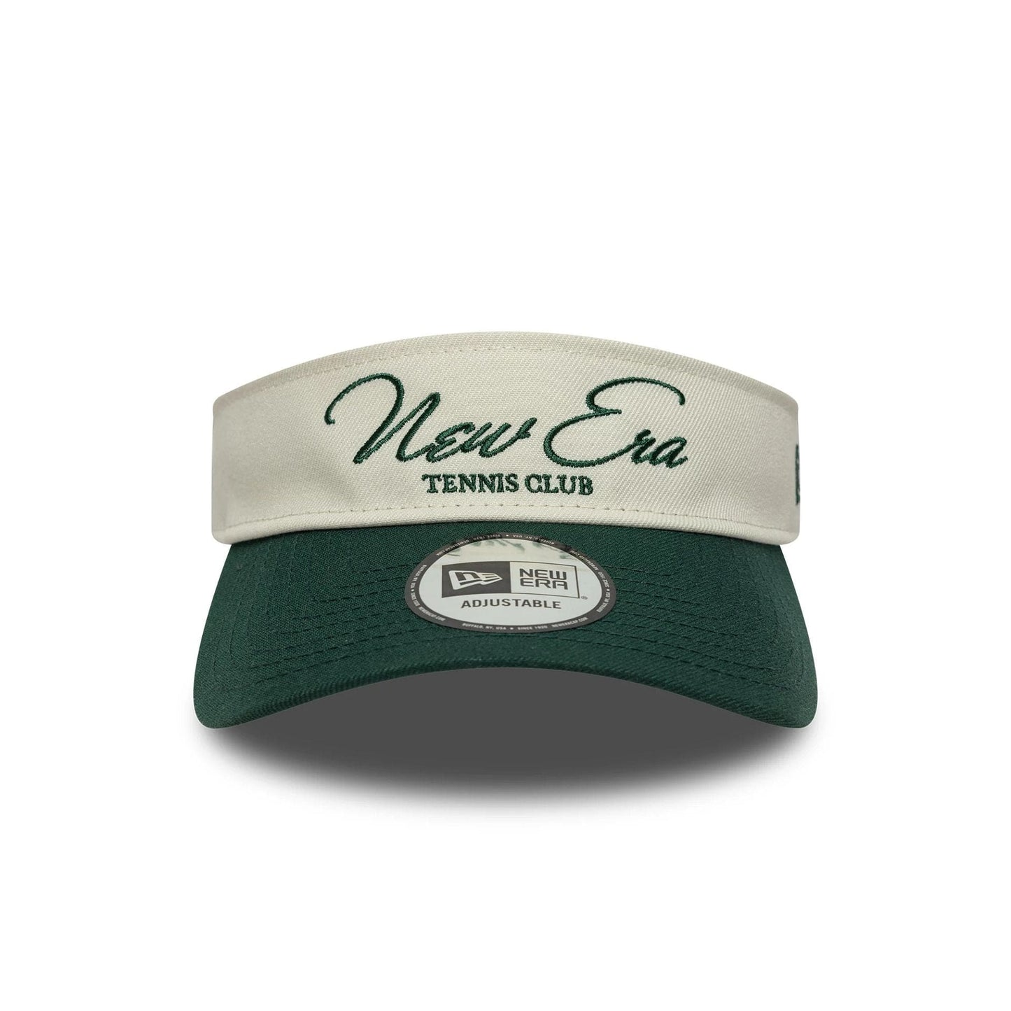 This is a New Era Tennis Club Light Beige Visor Cap 2